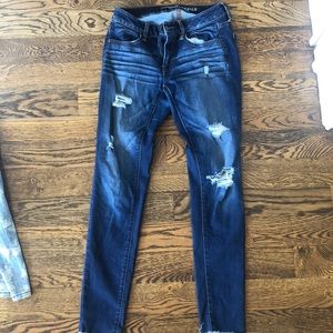 dark wash skinny jeans